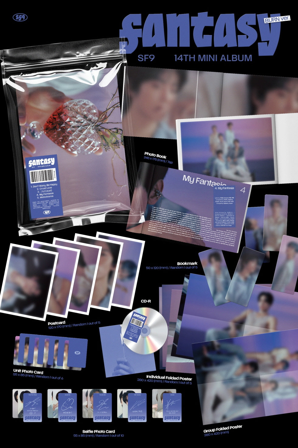 SF9 - 14th Mini Album Fantasy (2 Versions).