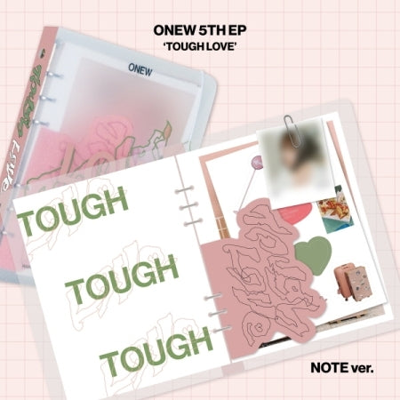 SHINee ONEW オニュ TOUGH LOVE 直筆 サインアルバム Onew (SHINee) - 5th Mini Album [TOUGH LOVE] NOTE Version. – K-Towns