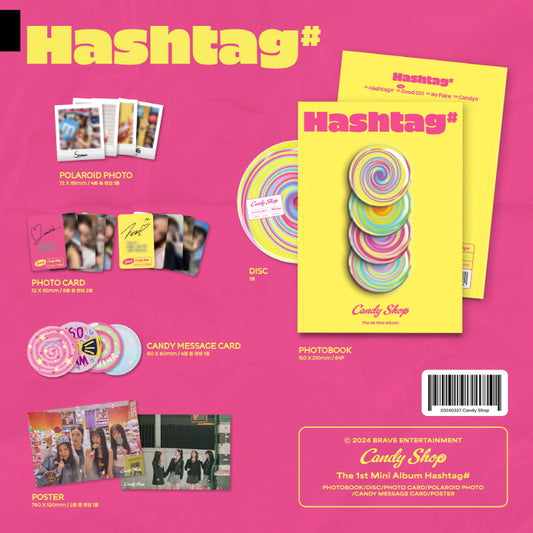 Candy Shop 1st Mini Album Hashtag#.