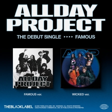 ALLDAY PROJECT - The Debut Single [FAMOUS] (2 Versions) Random 1ea
