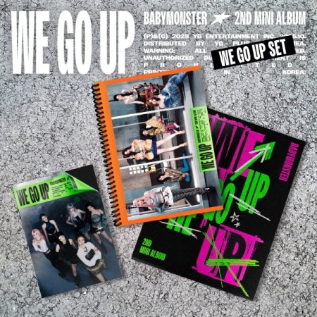 BABYMONSTER - 2nd Mini Album [WE GO UP] (3 Versions) Random 1ea