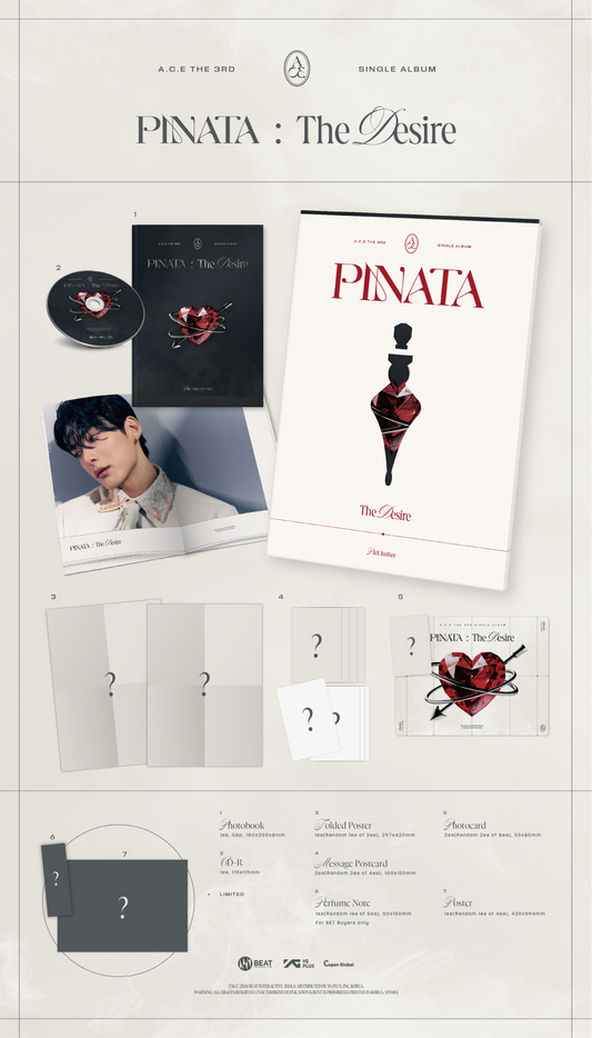 A.C.E - 3rd Single Album PINATA (5 Versions).
