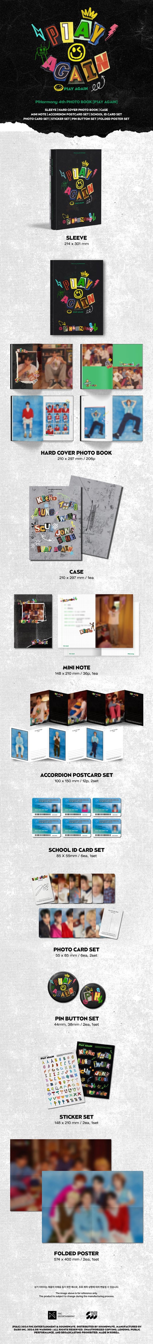 P1Harmony 4th Photo Book P1AY AGAIN