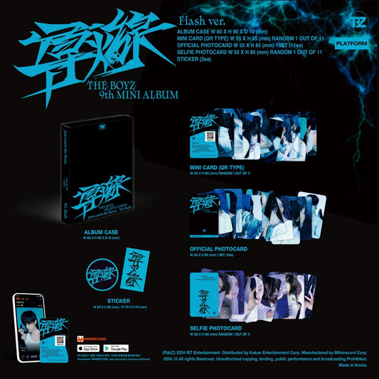 THE BOYZ - 9TH Mini Album FUSE(導火線/도화선) Platform Version (3 Versions).