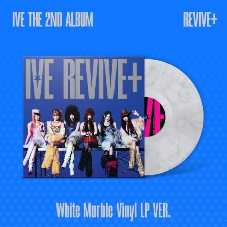 【新品未開封】IVE THE 2ND ALBUM REVIVE+ 3種形態✖︎5 PRE-ORDER 2026-09-30) IVE - 2nd Album [REVIVE+] White Marble LP