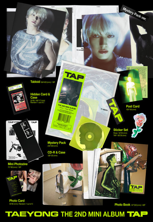 TAEYONG 2nd Mini Album Tap Mystery Pack Version.