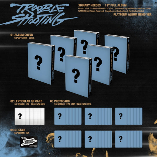 Xdinary Heroes 1st Full Album Troubleshooting Platform Album Nemo Version.