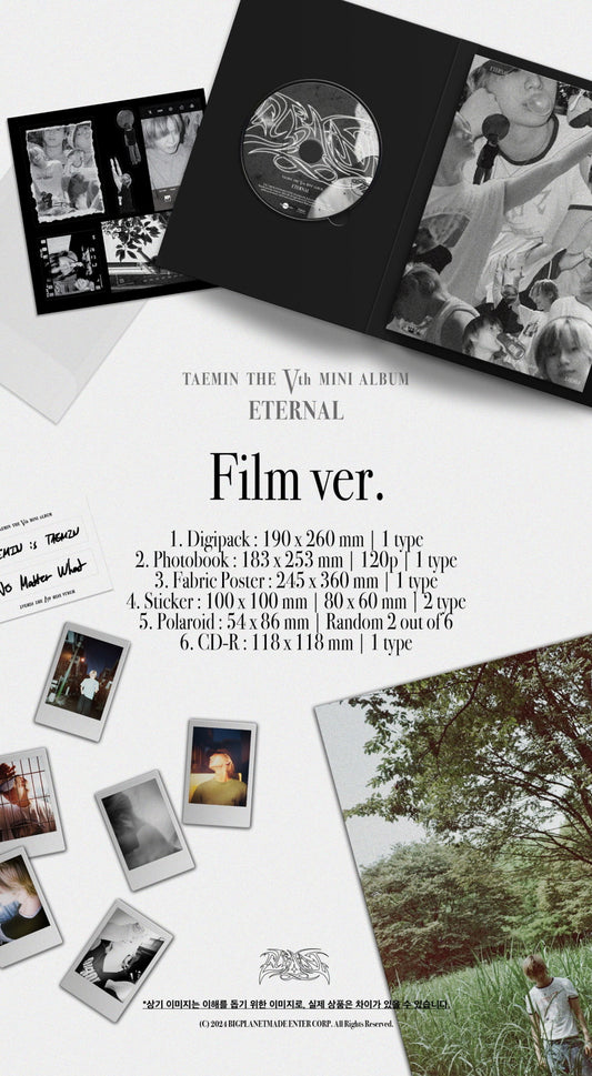 TAEMIN (SHINee) - 5th Mini Album Eternal Film Version.