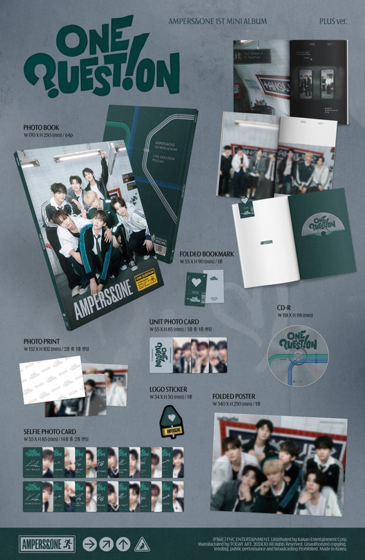 AMPERS&ONE - 1st Mini Album One Question (2 VERSIONS)