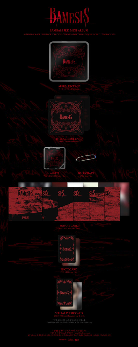 BamBam - 3rd Mini Album Bamesis KiT Version.