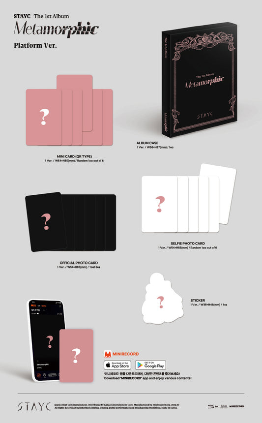 STAYC - 1st Album Metamorphic Platform Version.