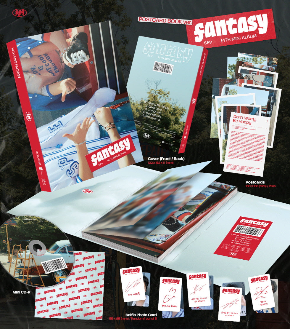 SF9 - 14th Mini Album Fantasy Postcard Book Version.
