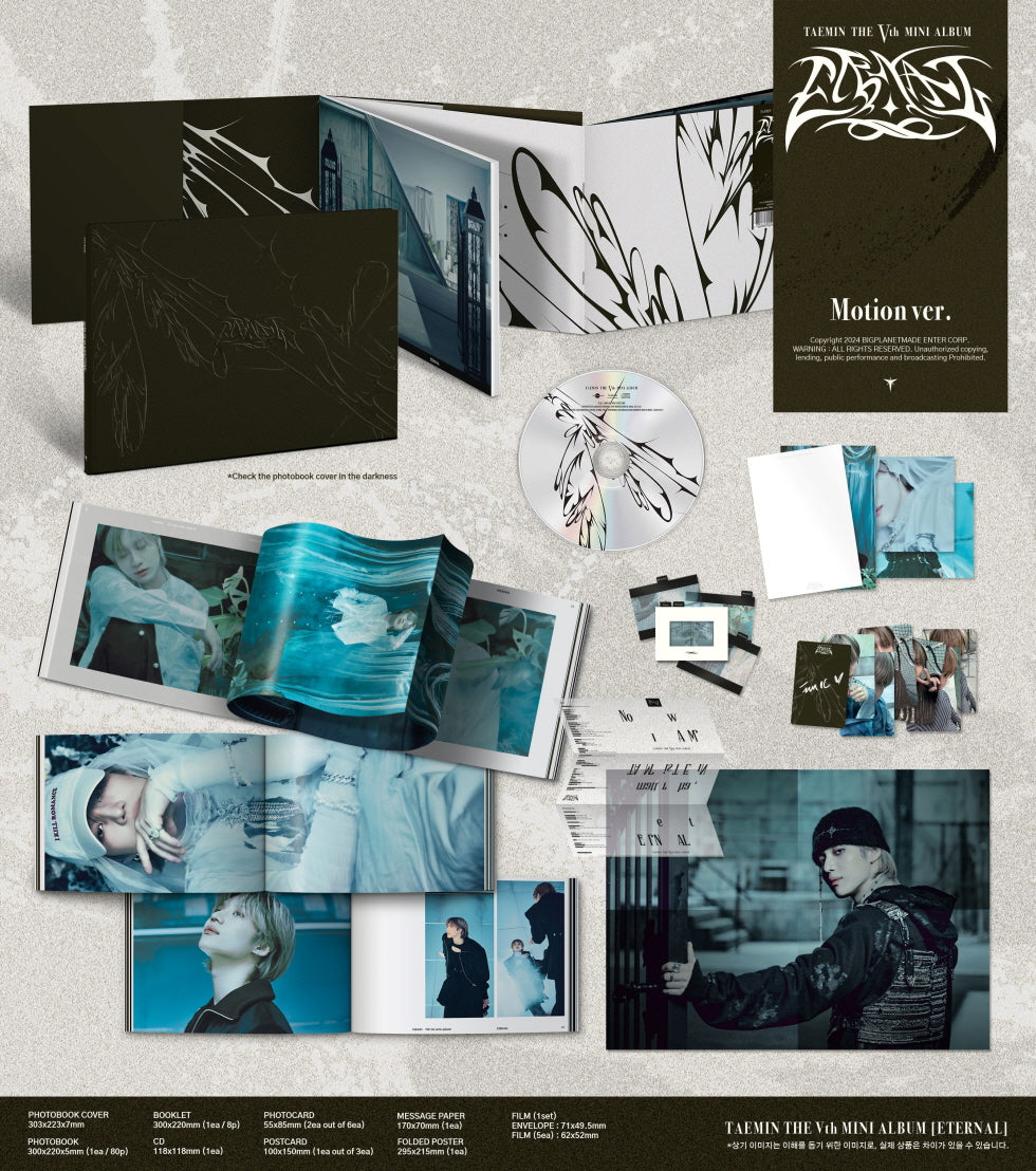 TAEMIN (SHINee) - 5th Mini Album Eternal (2 Versions).