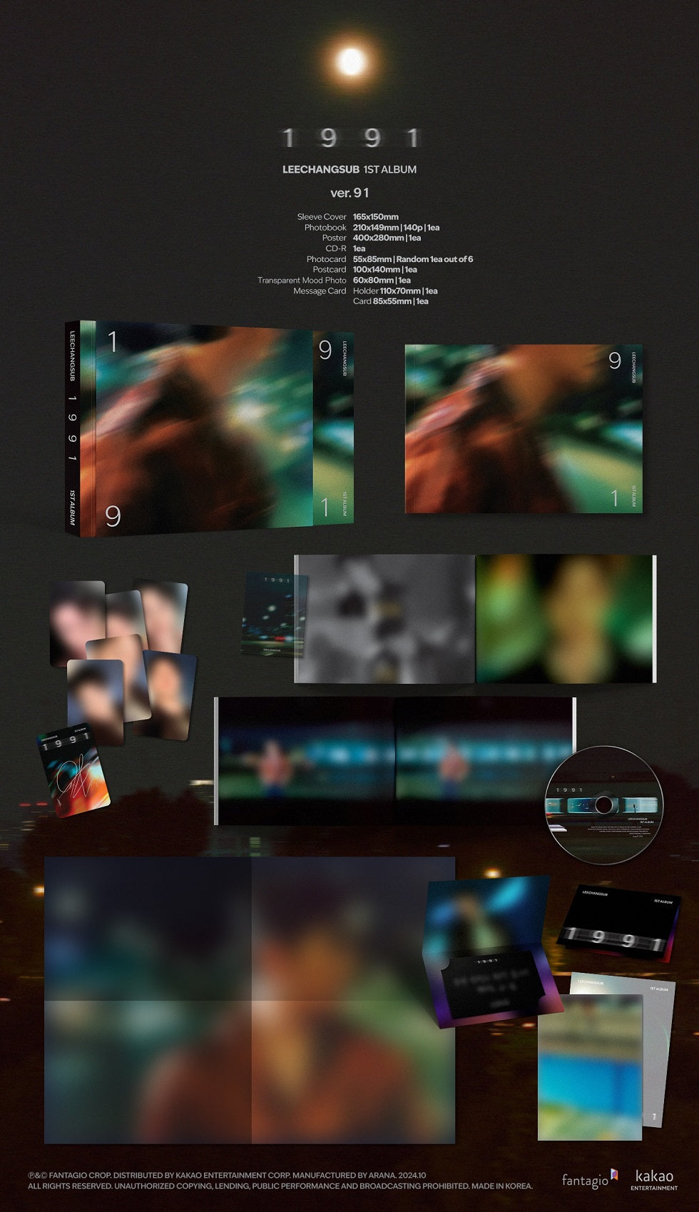 Lee Changsub (BTOB) - 1st Album 1991 (2 Versions).