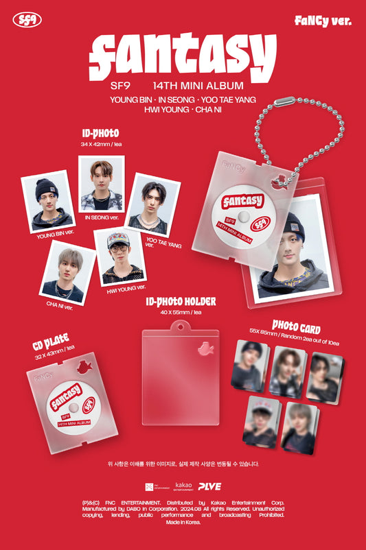 SF9 - 14th Mini Album Fantasy FaNCy Version (5 Versions)