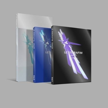 LE SSERAFIM CRAZY 4th Mini Album Standard 3 Ver Set (Vol1 +