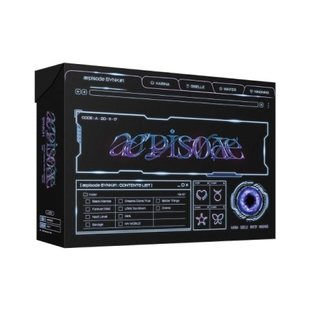aespa aepisode SYNK#1 ポラロイドセット aespa - æpisode SYNK#1 [Digital Code] (POB - 4 cut photo - pre