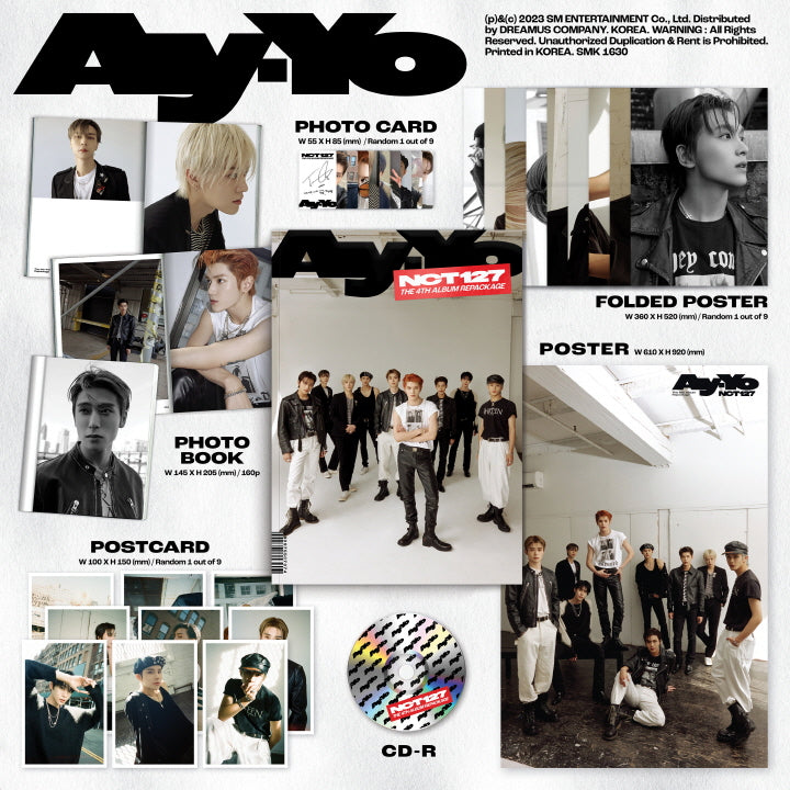 NCT 127 4th Album REPACKAGE AY-YO (2 Versions).