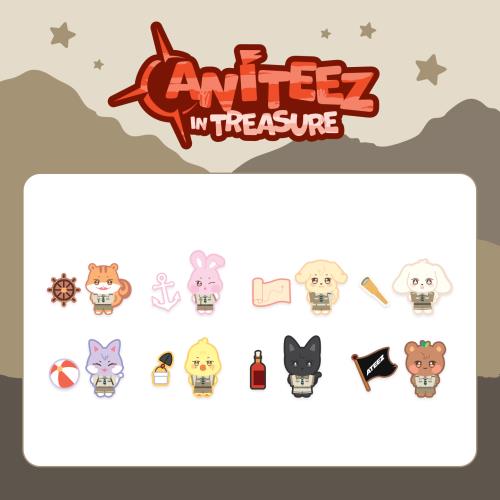 ateez aniteez treasure ワッペン コンプリート ATEEZ - OFFICIAL MD [ANITEEZ IN TREASURE] STITCH WAPPEN SET (8