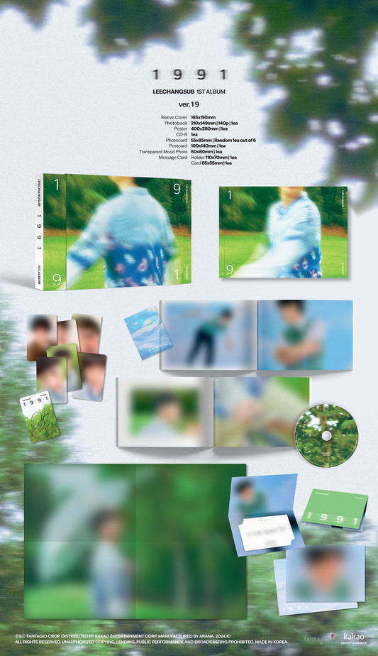 Lee Changsub (BTOB) - 1st Album 1991 (2 Versions).