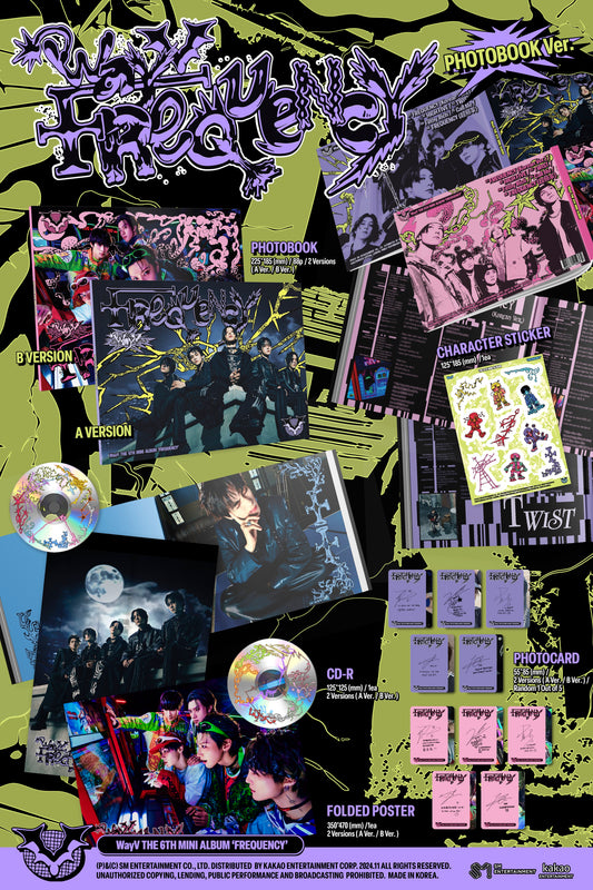 WayV - 6th Mini Album Frequency Photobook Version (2 Versions).