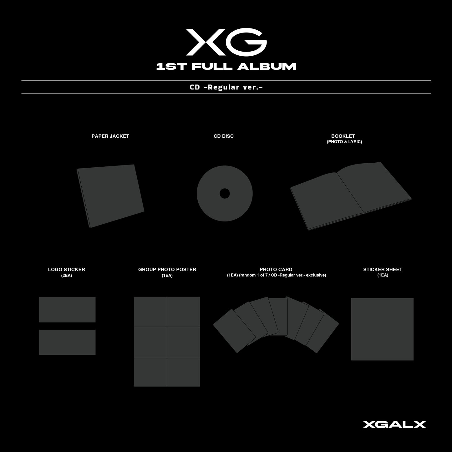 (PRE-ORDER 2026-01-24) XG - 1st Full Album Regular Version