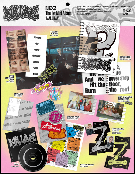 NEXZ - 1st Mini Album Nallina (2 Versions)(RESTOCK 2026-09-21)