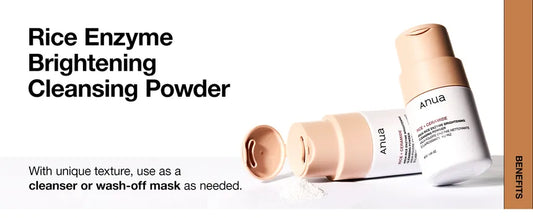 ANUA - Rice Enzyme Brightening Cleansing Powder (40 g).