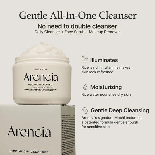 Arencia - Rice Mucin Cleanser (120 g)