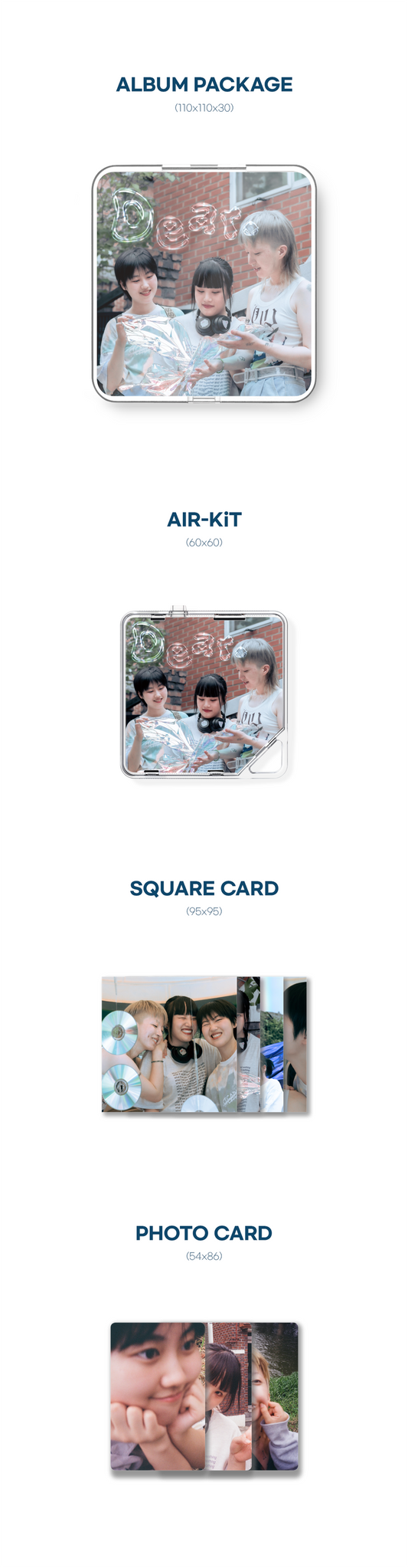 QI.X - 3rd Single Dear KiTalbum Version (Limited Quantity).