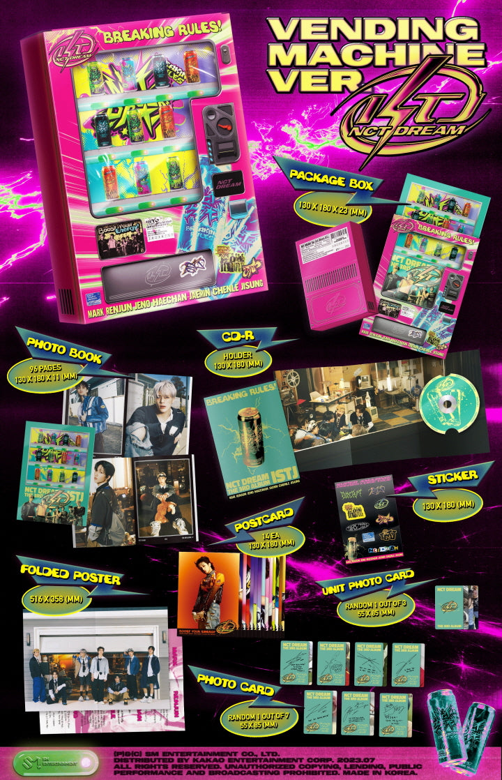 NCT DREAM 3RD Album ISTJ VENDING MACHINE VERSION, RANDOM.