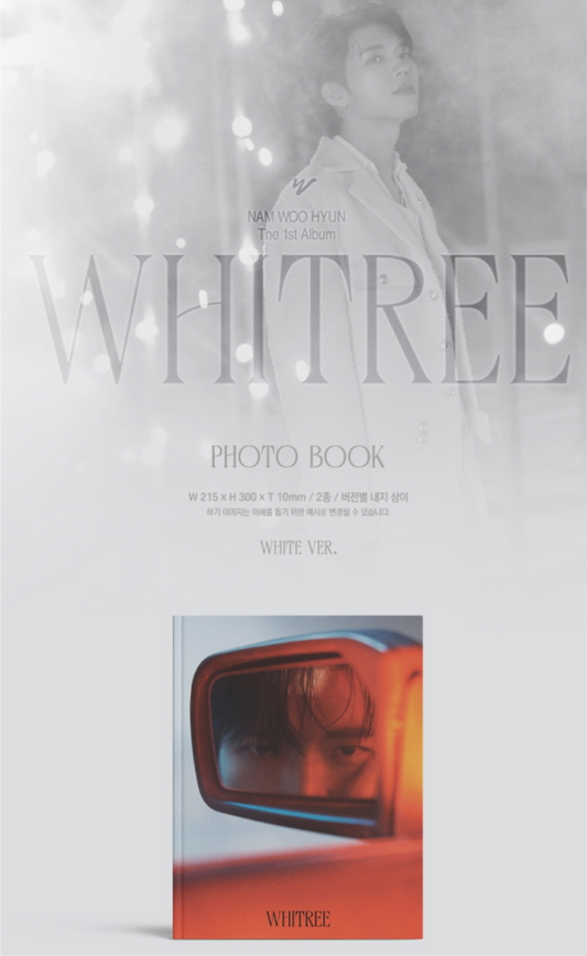 NAM WOO HYUN (INFINITE) - 1st Album WHITREE (2 Versions).