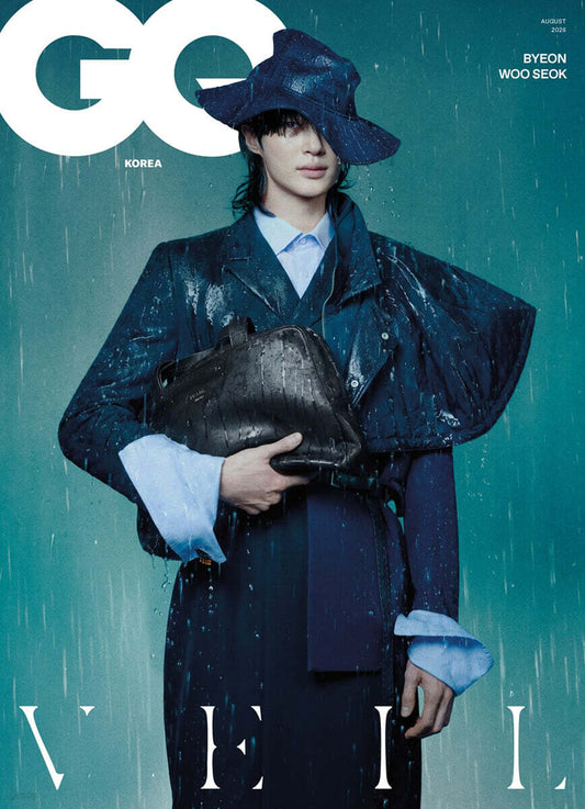(PRE-ORDER 2026-07-28) GQ KOREA Magazine - 2026.08 (Cover: Byeon Woo Seok BWS)(4 Covers)