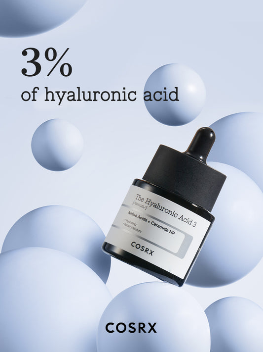 COSRX - The Hyaluronic Acid 3 Serum (20 mL).
