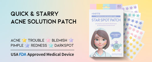 OOTD beauty - Beauty Star Spot Patch 80 Patches 1 Box.
