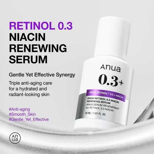 Anua - Nano Retinol 0.3% + Niacin Renewing Serum (30 mL)
