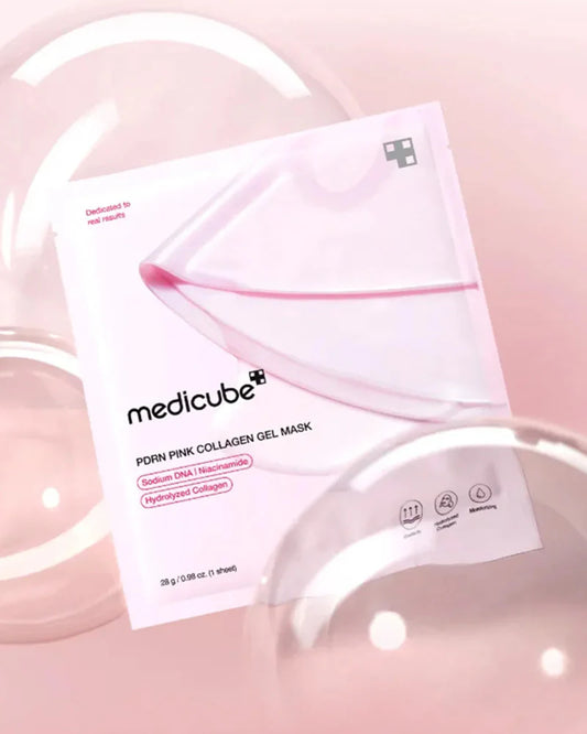 medicube - PDRN Pink Collagen Gel Mask (Set: 4 ea / Single: 1 ea)