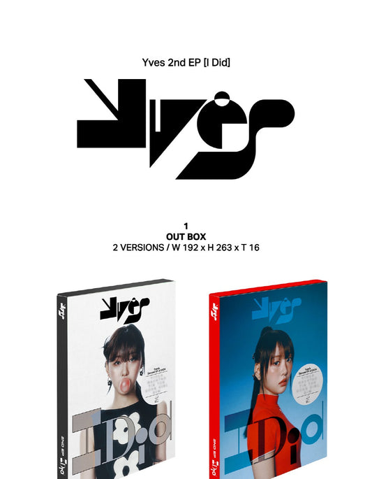 YVES - 2nd EP Album I Did (2 Versions).