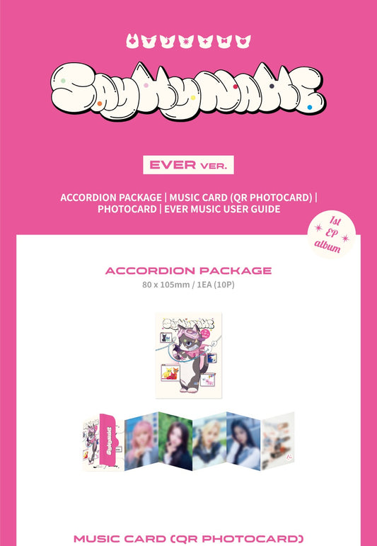 SAY MY NAME - 1st EP Album SAY MY NAME Ever Music Album Version.