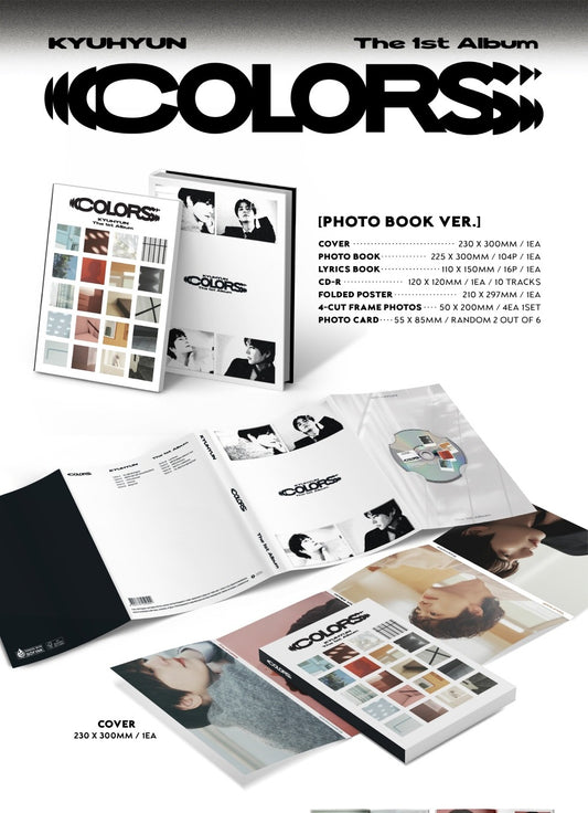 Kyuhyun (Super Junior) - 1st Album COLORS Photo Book Version.
