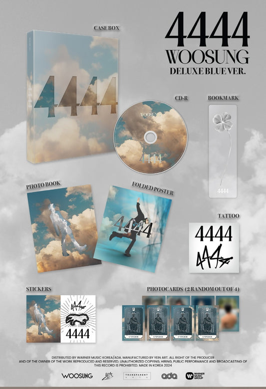 Woosung (The Rose) - 4444 Deluxe Version (2 Versions).
