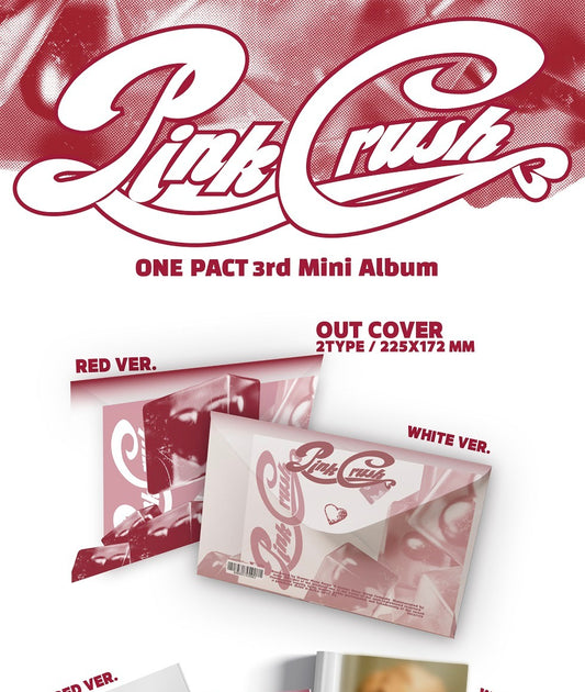 ONE PACT - 3rd Mini Album Pink Crush (2 Versions)