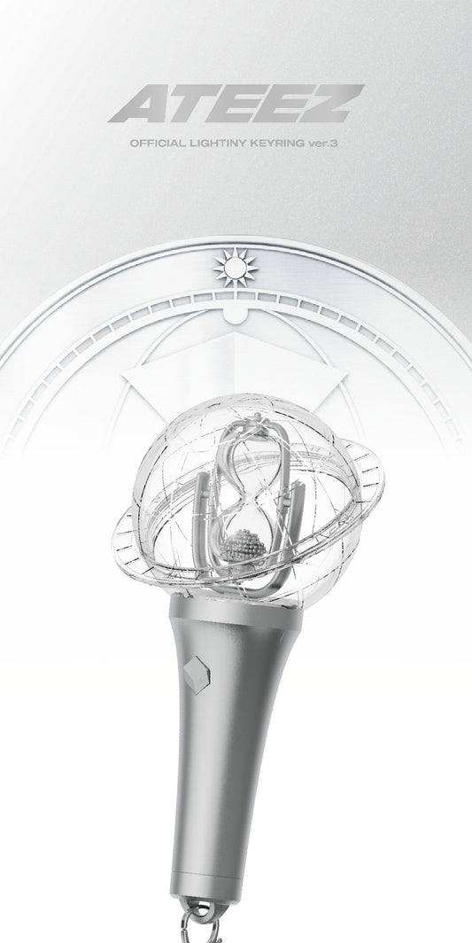 (PRE-ORDER 2026-06-10) ATEEZ - OFFICIAL LIGHTINY(LIGHT STICK) KEYRING Ver.3
