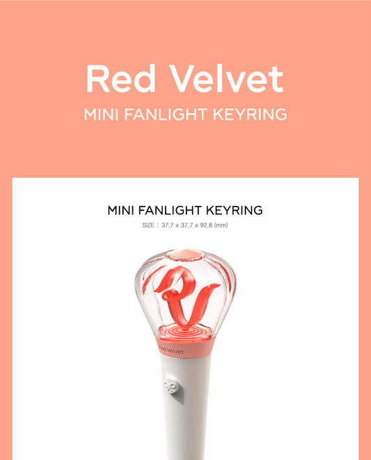 Red Velvet - MINI FANLIGHT KEYRING (NEW LIGHT)(Mini Light Stick Keyring).