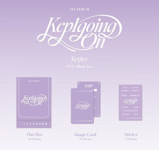 Kep1er - 1st Album Kep1going on PLVE Version (2 Versions)