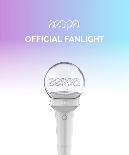 aespa - OFFICIAL LIGHT STICK (POB - Photocard included with K-Towns Light Stick Event)..