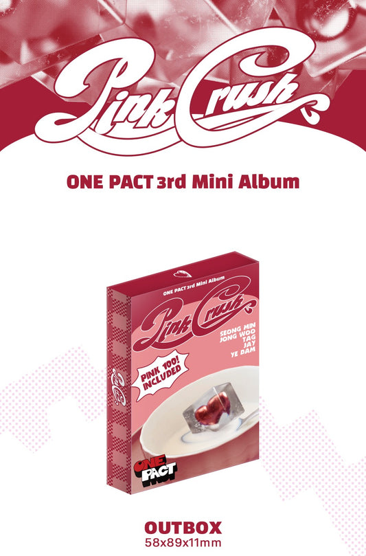ONE PACT - 3rd Mini Album Pink Crush Platform Version.