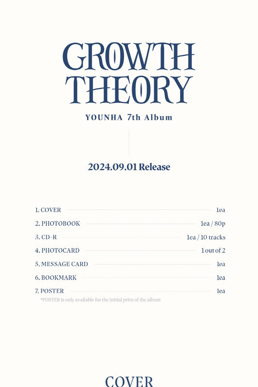 Younha - 7th Album Growth Theory