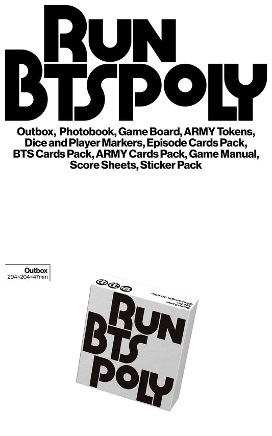 BTS - RUN BTS POLY HIGHLIGHT PACKAGE (Board Game).