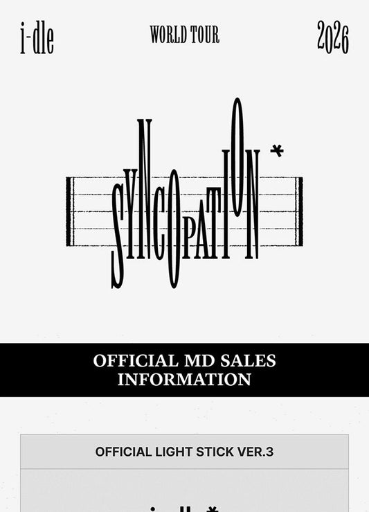 (PRE-ORDER 2026-03-15) i-dle - OFFICIAL LIGHT STICK (Version 3).